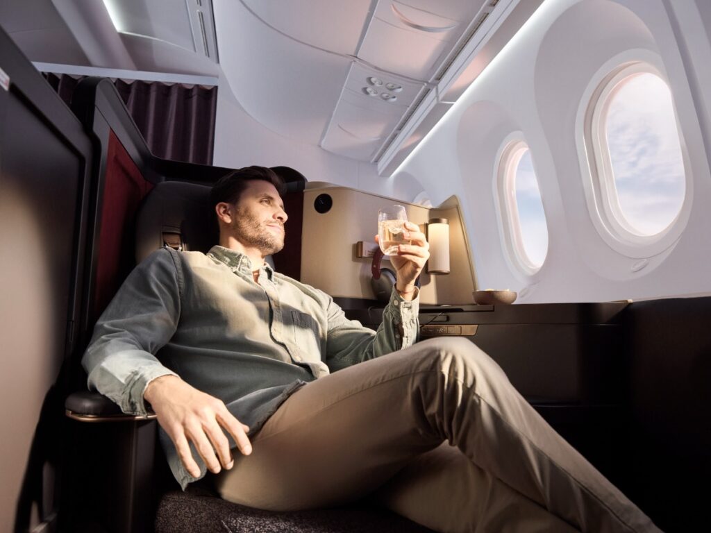Rendering of Avianca's new business class suite.