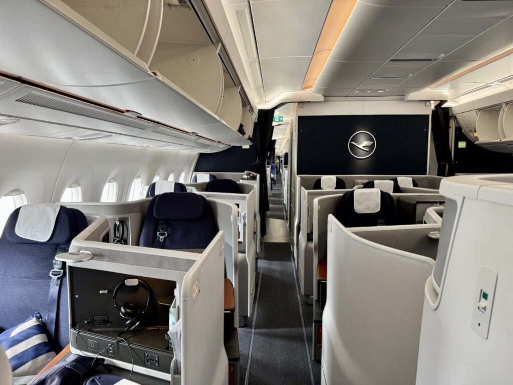 Lufthansa Allegris business class.