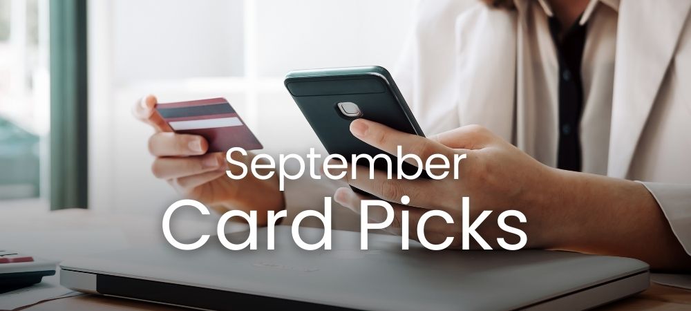 Top Cards For the month fo september