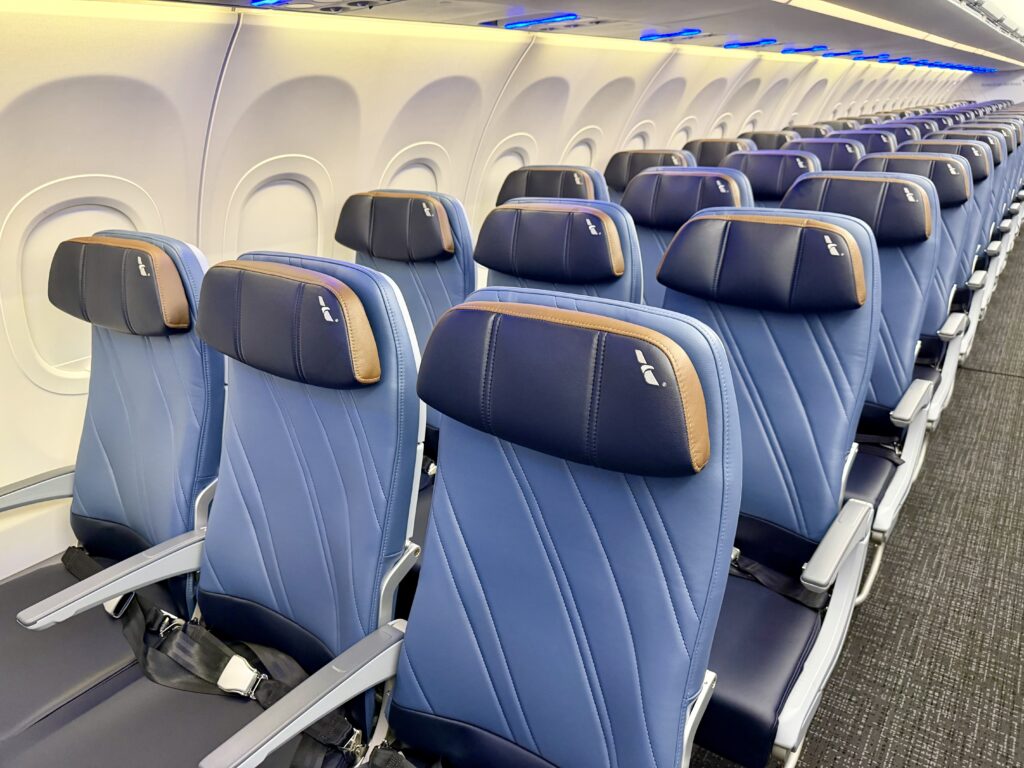 AA A321XLR economy class.