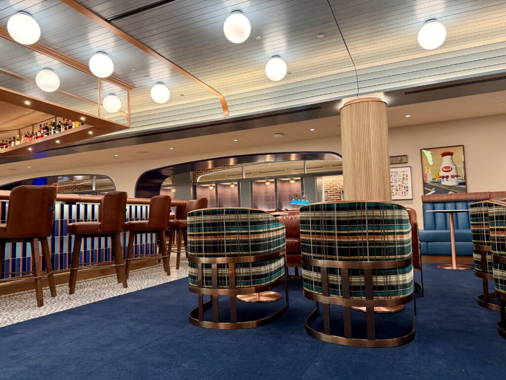 Interior of JetBlue BlueHouse Boston.