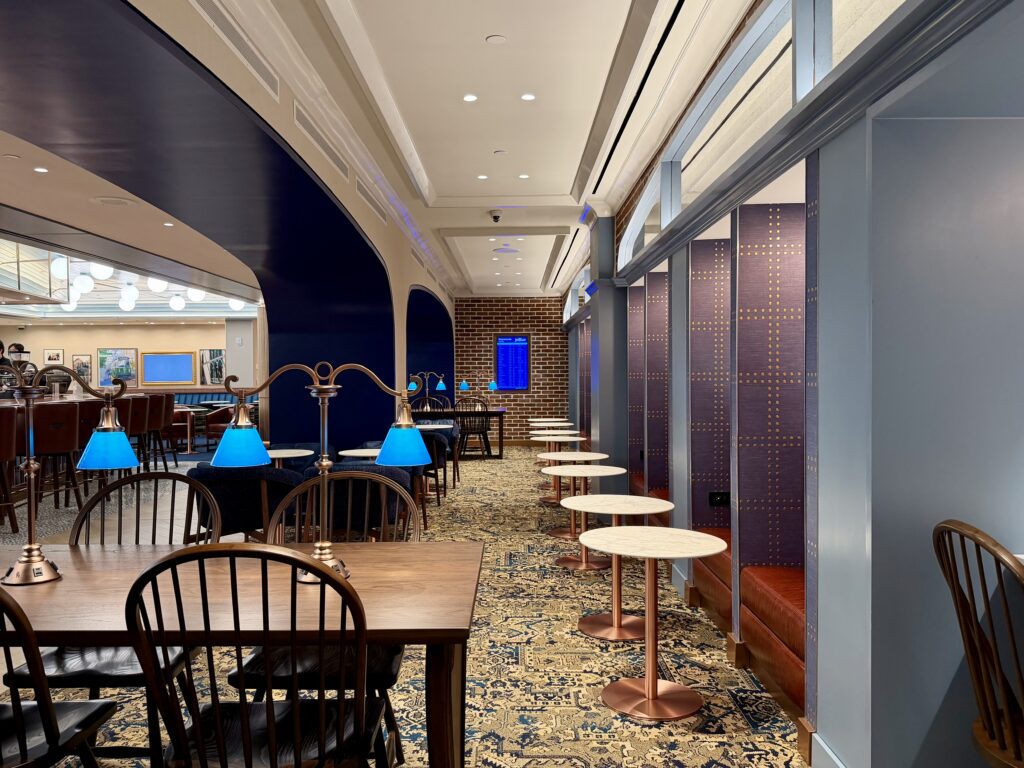 Interior of JetBlue BlueHouse Boston.