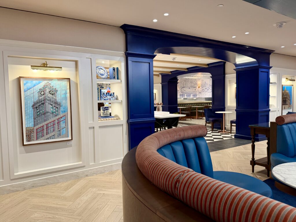 Interior of JetBlue BlueHouse Boston.