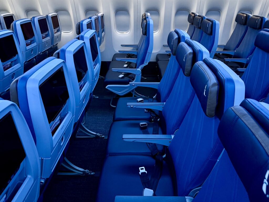 Economy on the retrofitted AA 777-300ER